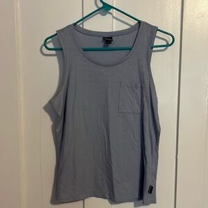 NWOT Patagonia sleeveless blue t shirt small